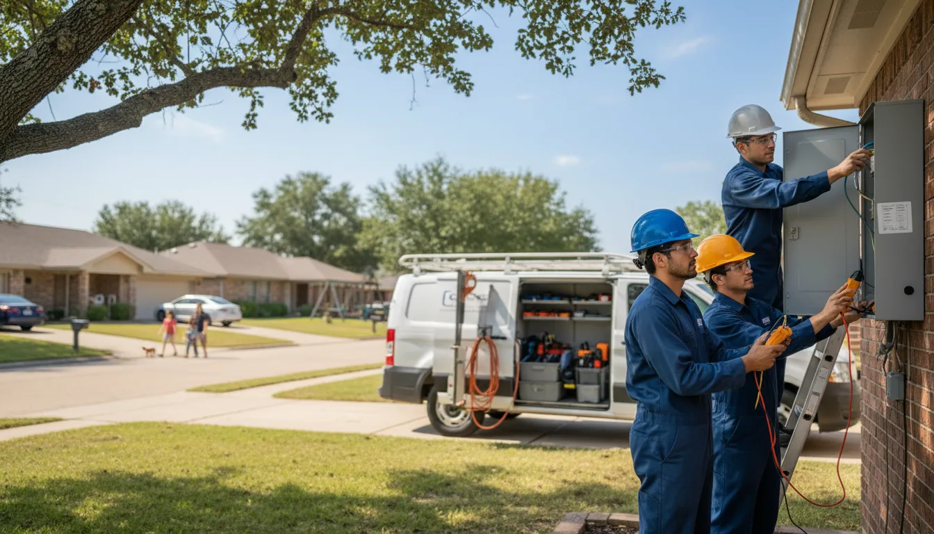Certified electrician providing emergency electrical services in New Richland, MN